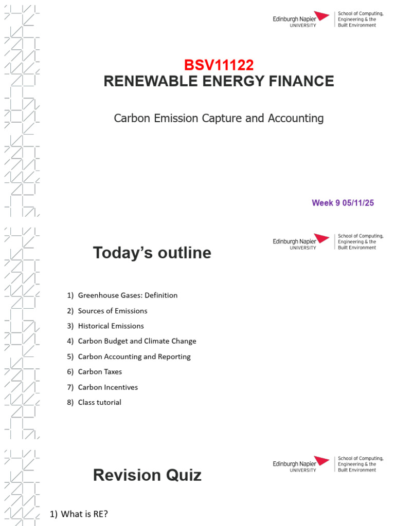 Carbon Emission Capture & Accounting Guide | PDF | Greenhouse Gas ...