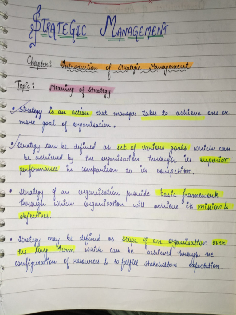 SM Notes | PDF