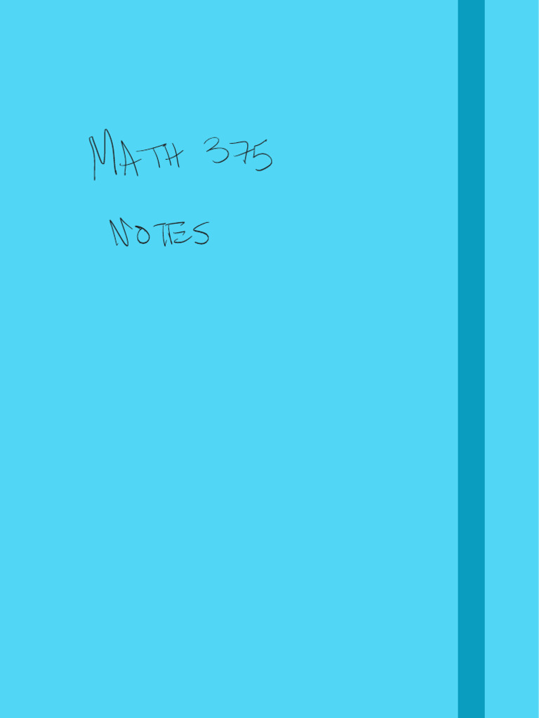 Differential Equations Notes Summary | PDF
