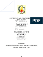CCE - Teachers Manual English STD 6