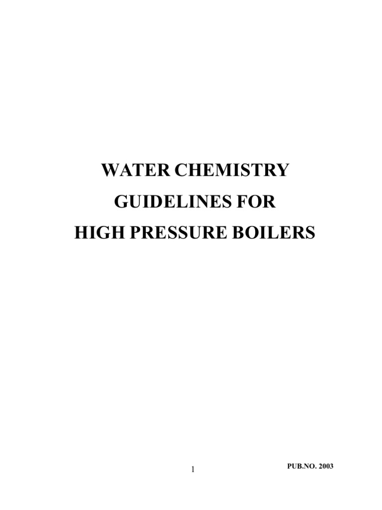 High Pressure Boiler Water Treatment Guide | PDF | Corrosion | Titration