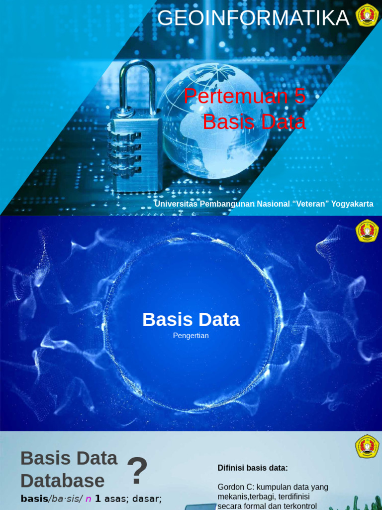 Pengantar Basis Data dalam Geoinformatika | PDF