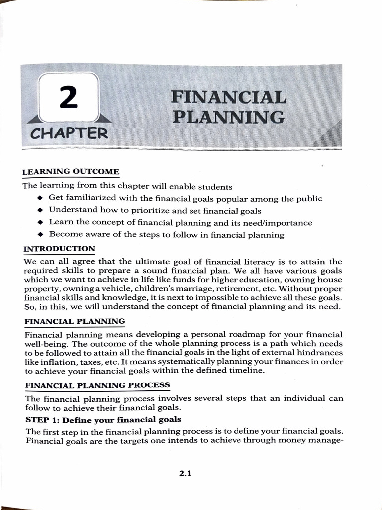 Financial Planning: Steps to Success | PDF | Budget | Expense