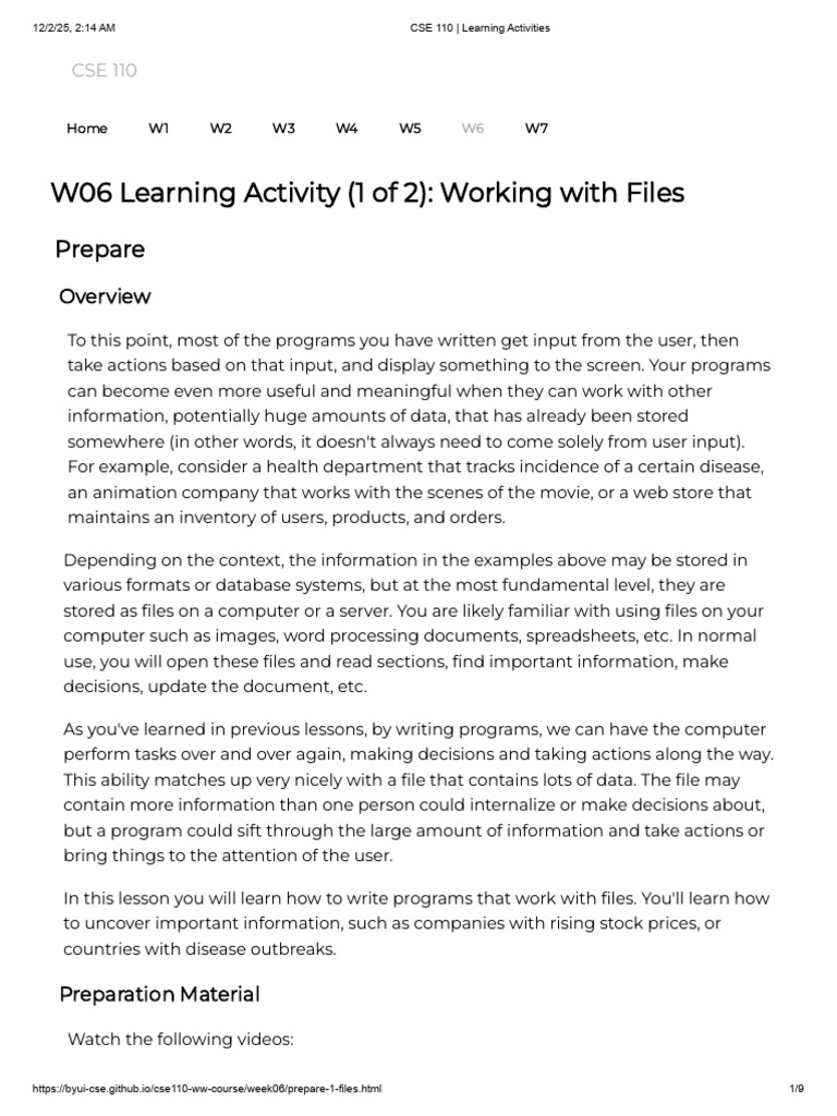 Working with Files in Python | PDF | Computer File | String (Computer ...