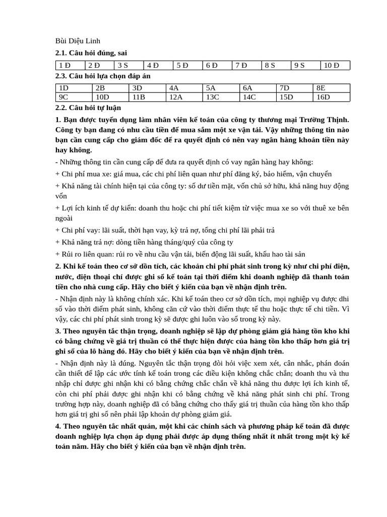BT NLKT C1 | PDF