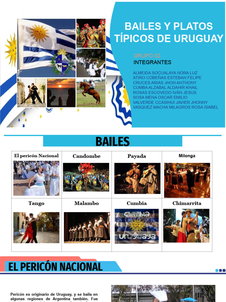 Bailes y Platos Típicos de Uruguay | PDF | Musica Tango | Bailes