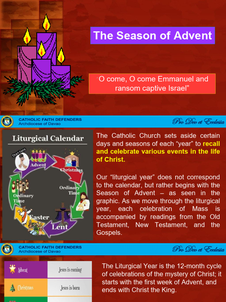 Understanding the Advent Season | PDF | Advent | Liturgical Year