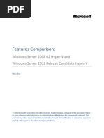 Windows Server 2012 Feature Comparison Hyper-V