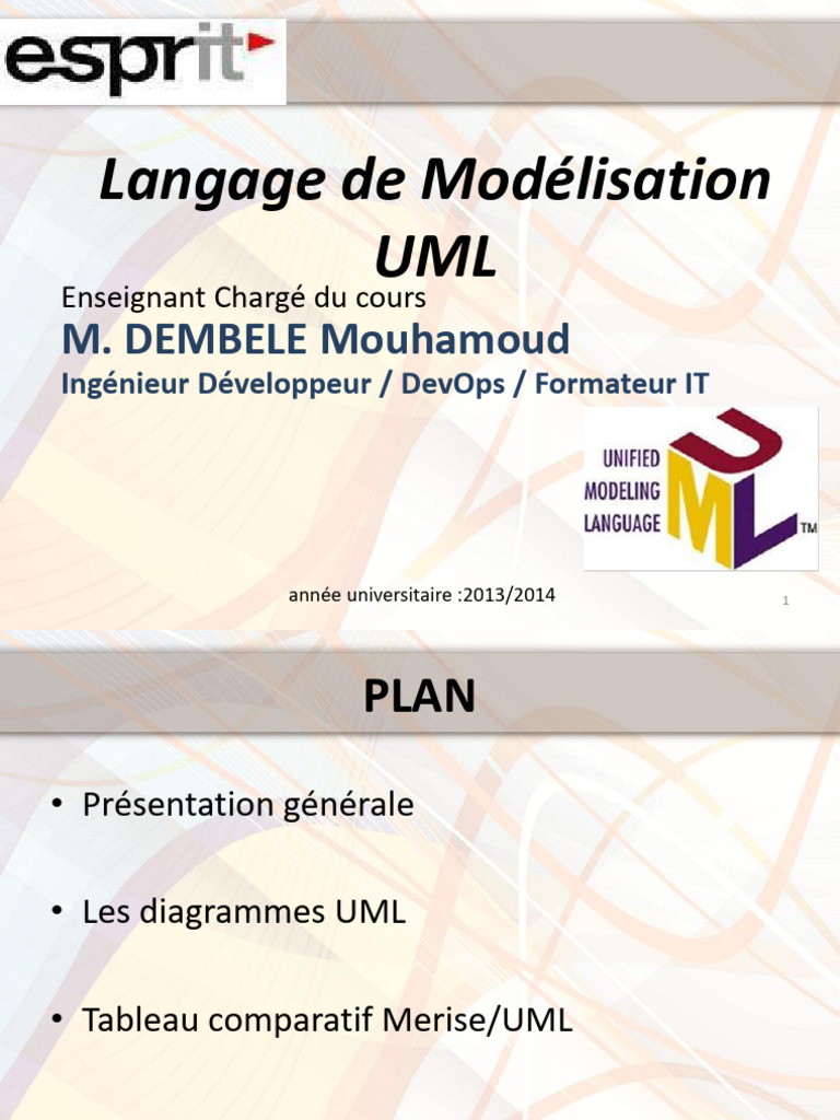Introduction au langage UML et ses diagrammes | PDF | Langage de ...