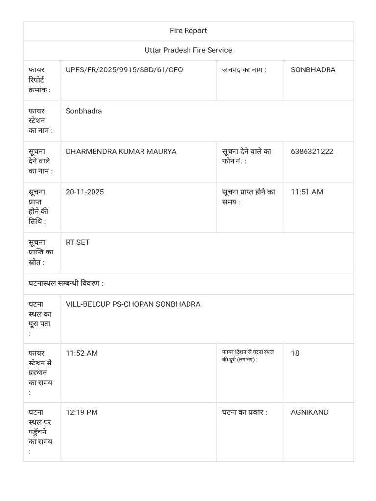 Firereport ?? | PDF
