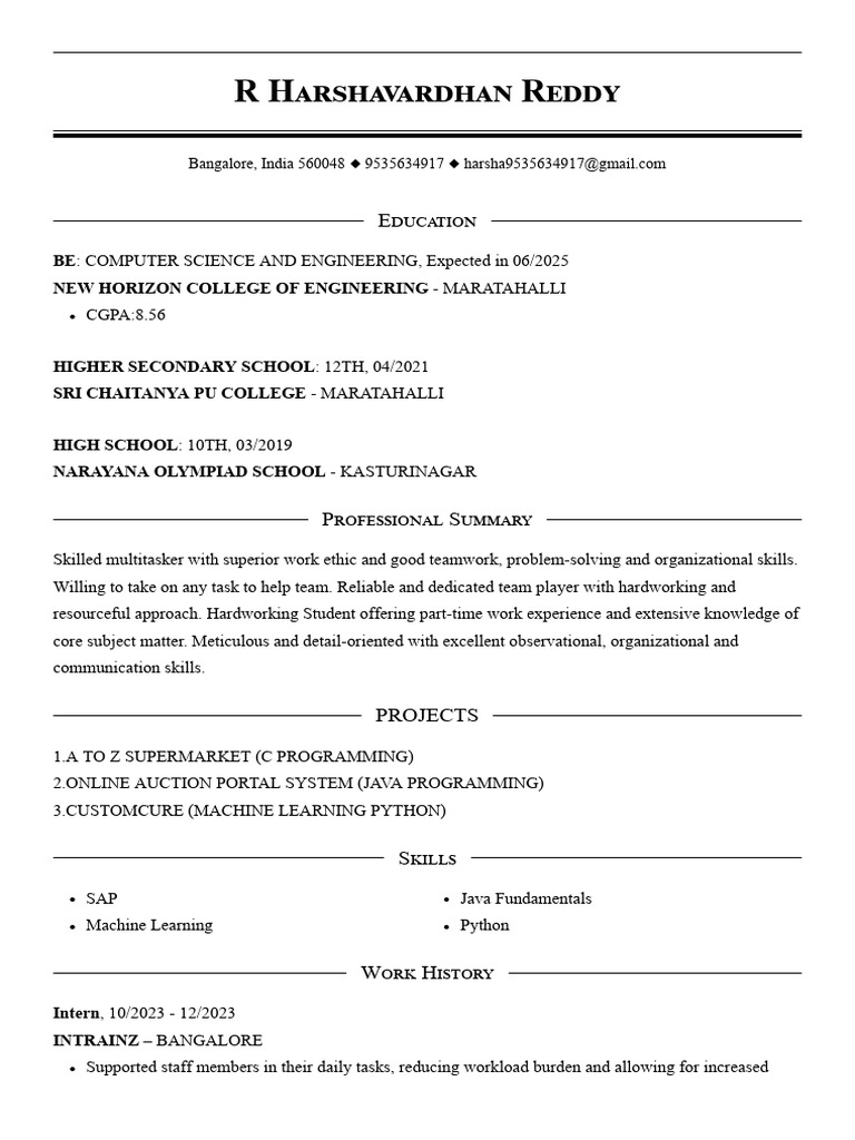 1758215102683-RHarshavardhan Reddy Resume 2 | PDF