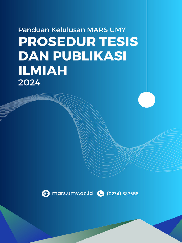 Panduan Tesis Magister MARS UMY 2024 | PDF