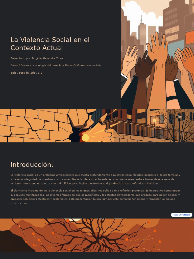 Causas y Consecuencias de la Violencia Social | PDF | Violencia ...