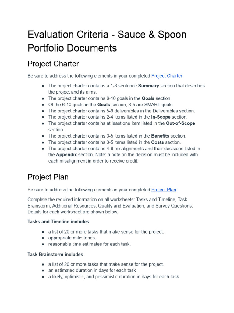 Sauce & Spoon Project Documentation Guide | PDF | Project Management ...