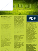 Ramadan Newsletter Nr. 2