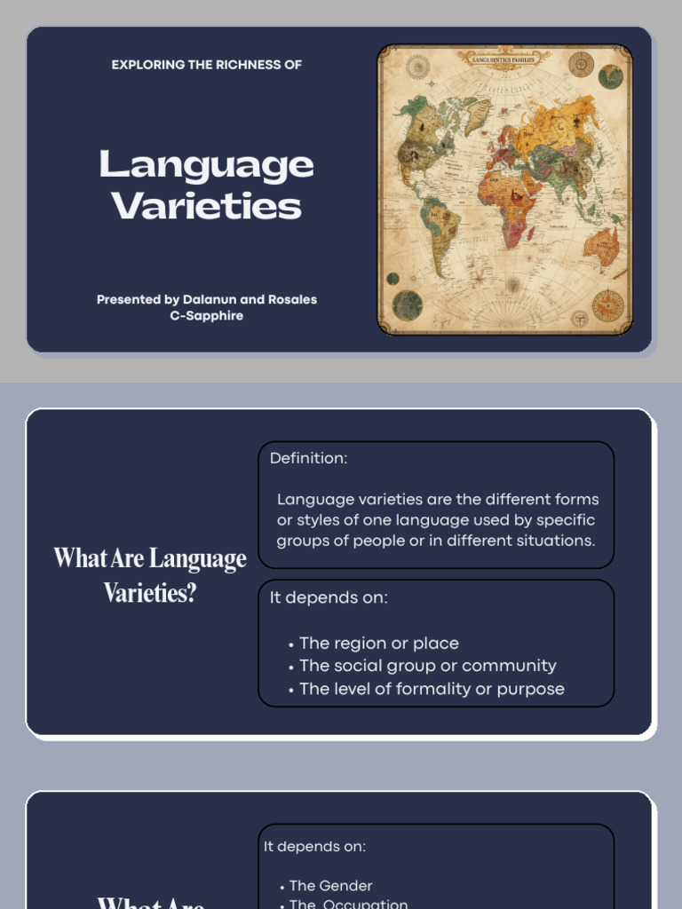 Understanding Language Varieties | PDF | Communication | Dialectology