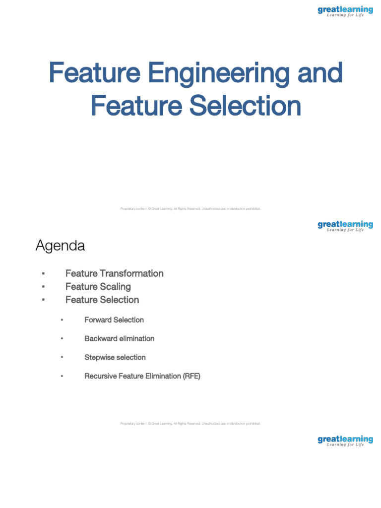 Feature Engineering and Selection Guide | PDF | Statistics | Dependent ...