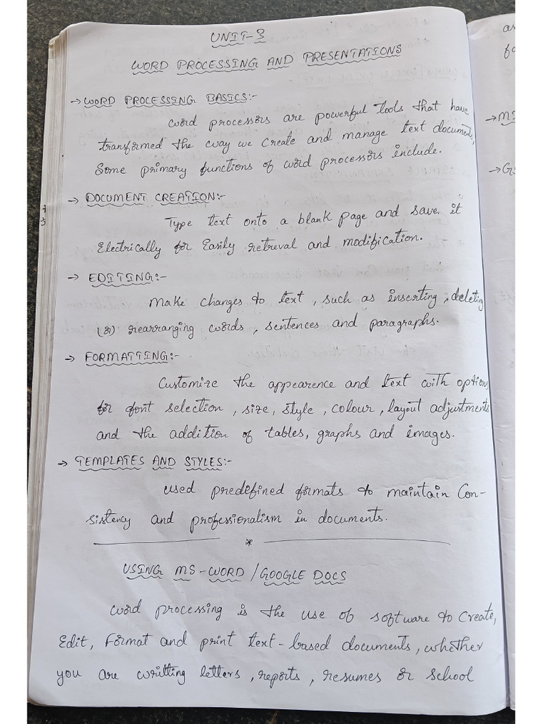 Foa Unit-3 | PDF