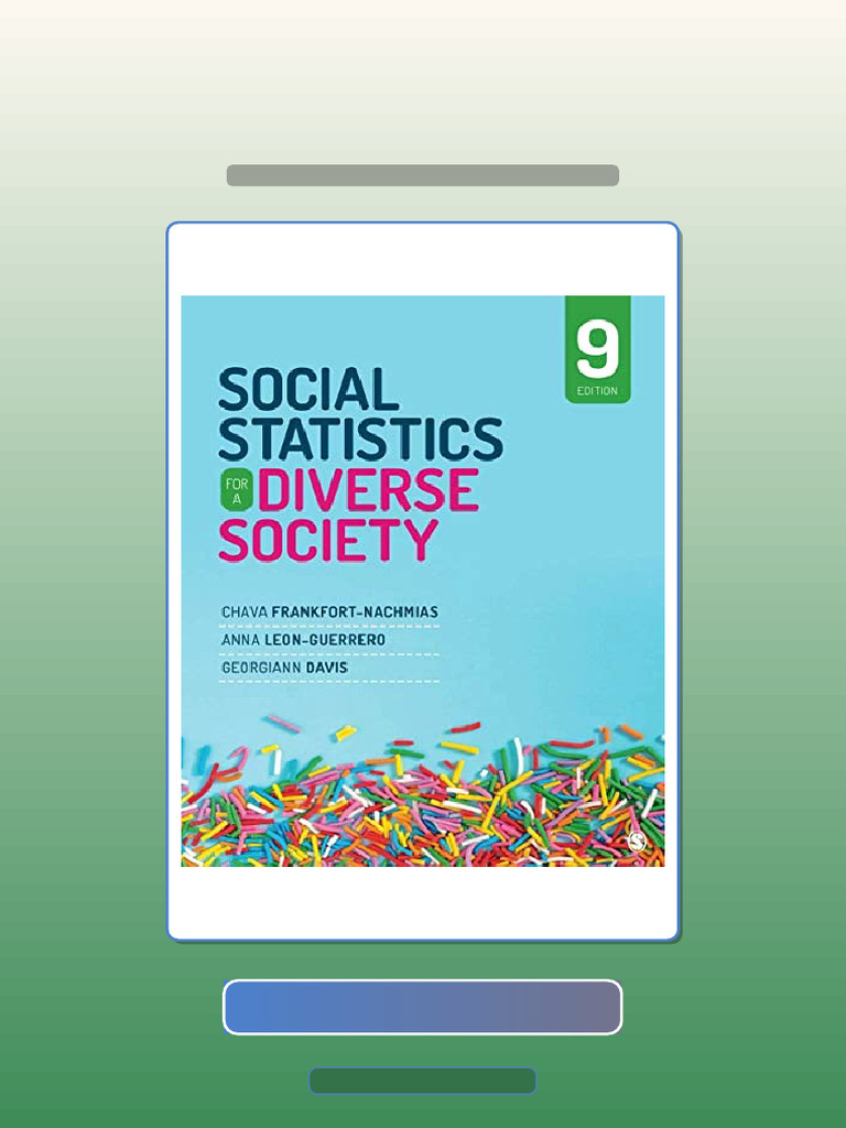Social Statistics For A Diverse Society Test Bank | PDF | Statistics ...