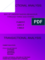 Transactional Analysis: Parent Adult Child