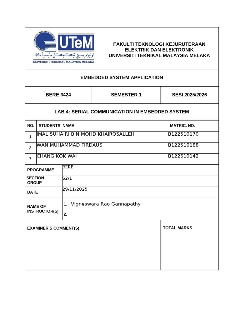 Serial Communication in Embedded Systems | PDF | Command Line Interface ...