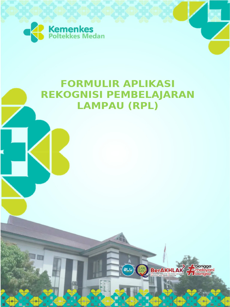 Formulir RPL Sanitarian Medan | PDF
