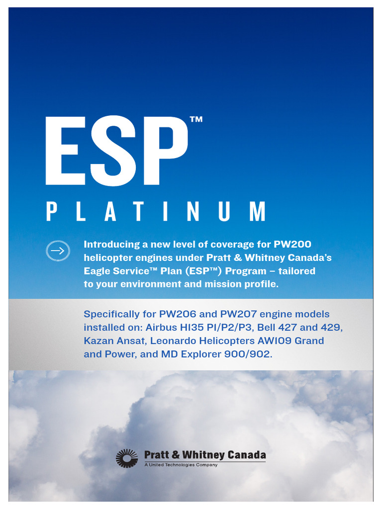 PW200 Engine ESP™ Platinum Coverage | PDF | Aircraft | Aviation