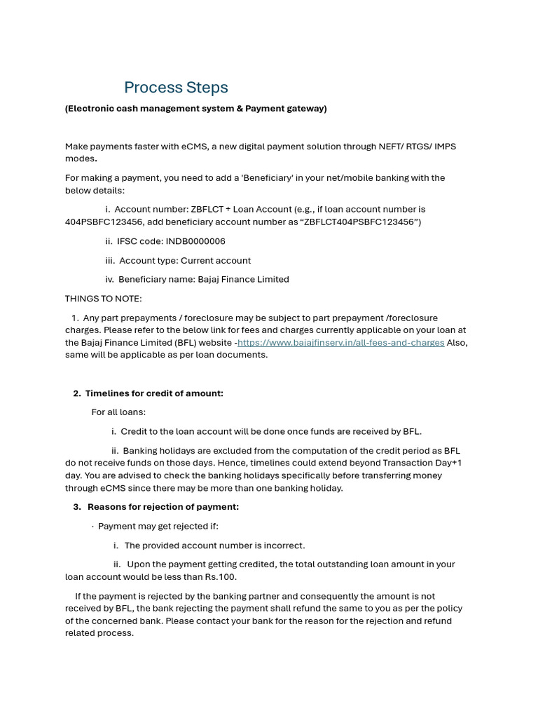 Make Payments Faster With Ecms Document | PDF | Financial Services ...