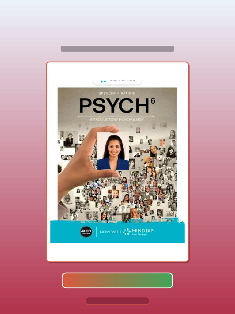 Test Bank For PSYCH 6th Edition Rathus HQ File Exam Prep | PDF ...