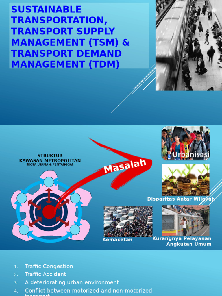 Sustainable Urban Transportation Challenges | PDF | Transport | Traffic ...