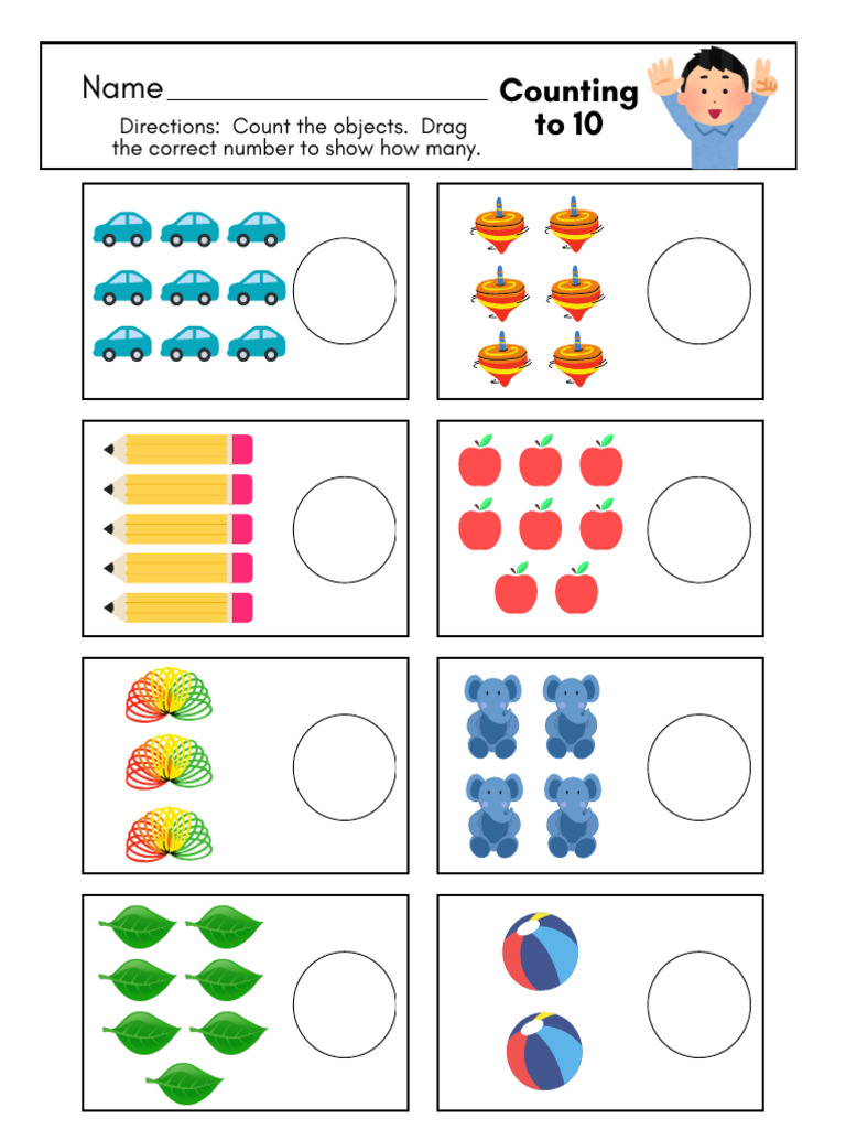 Counting Objects Activity for Kids | PDF