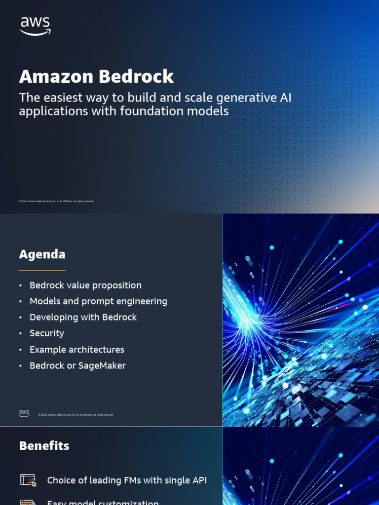 Build Generative AI with Amazon Bedrock | PDF | Computing