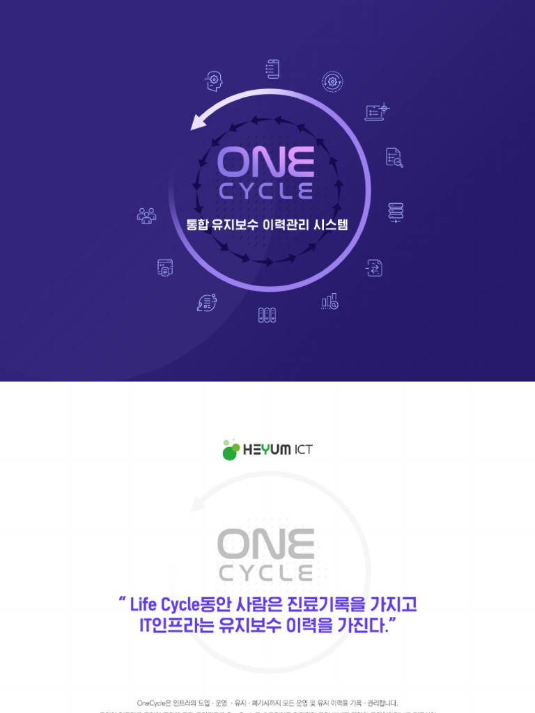 OneCycle 제품소개서 - 20250225 | PDF