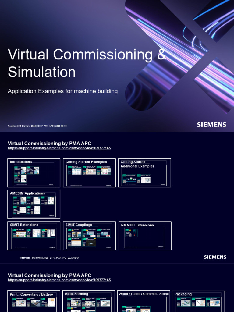 Virtual Commissioning with SIMIT & MCD | PDF | Simulation | Machines