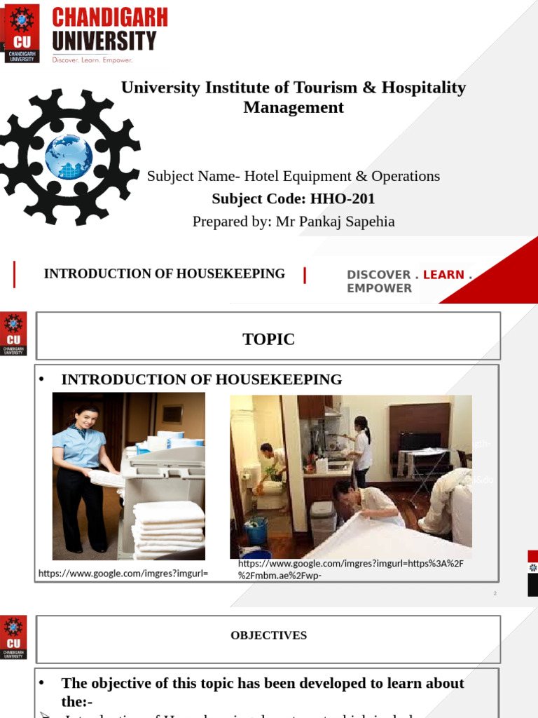 Introduction to Housekeeping | PDF | Housekeeping | Home