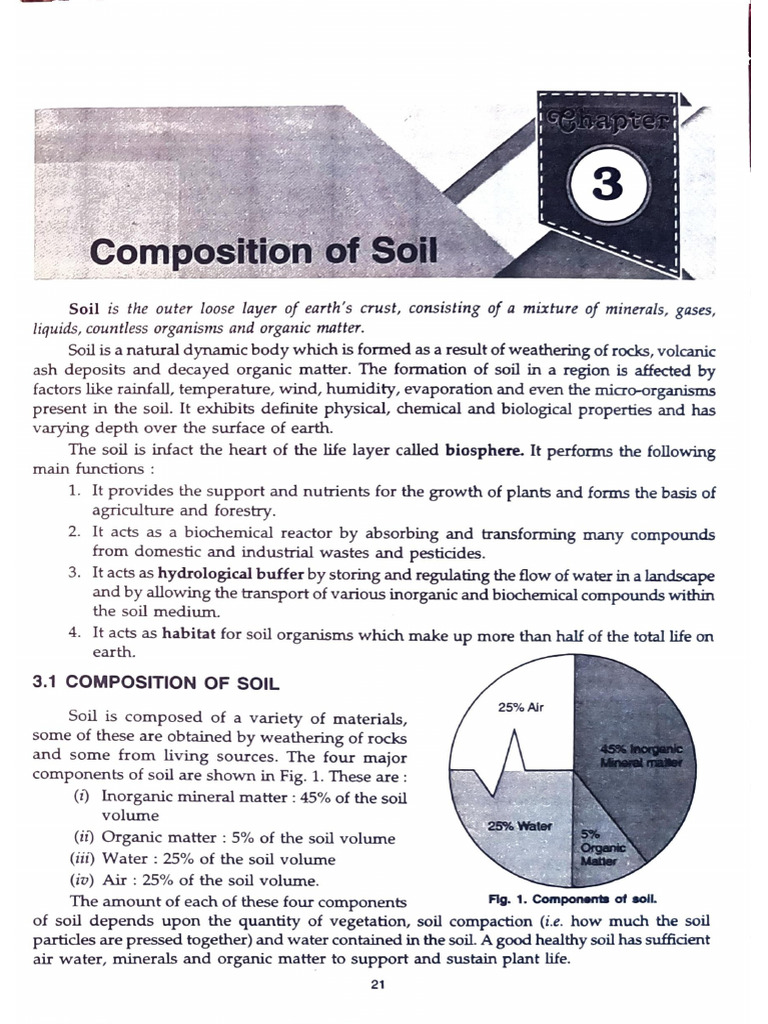 (3) Composition of Soil? | PDF