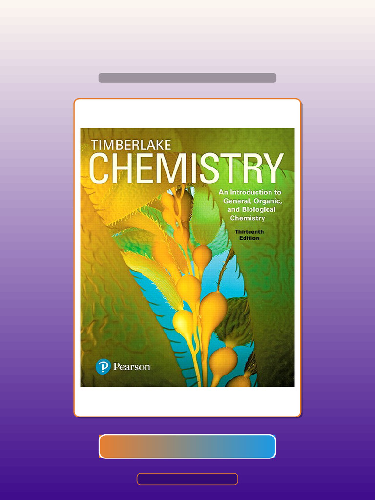 Test Bank of Chemistry an Introduction to General Organic and ...