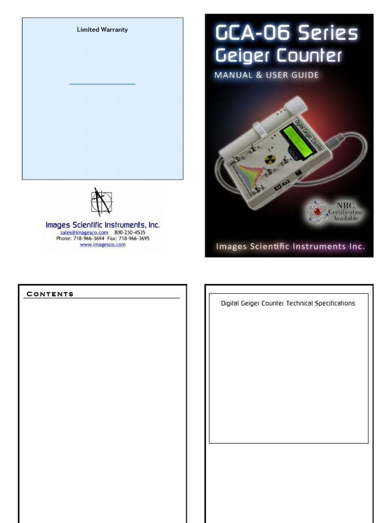 geiger counter pro manual
