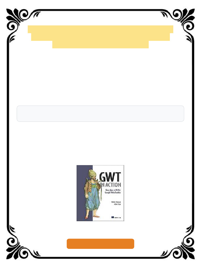 GWT in Action Easy Ajax With The Google Web Toolkit 1st Edition Robert ...