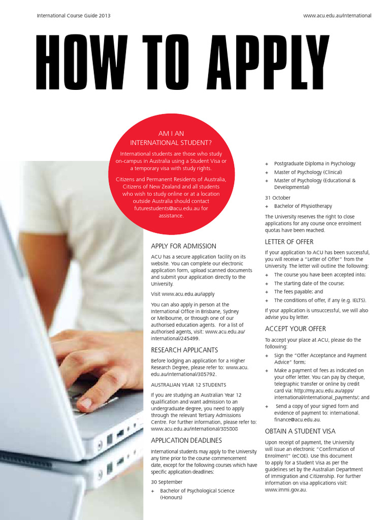ACU - Application Form (NEW) | PDF | Diploma | Postgraduate Education