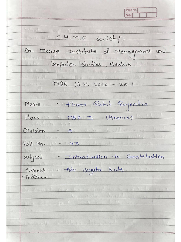 ITC CE 2 Rohit Khare 43 | PDF