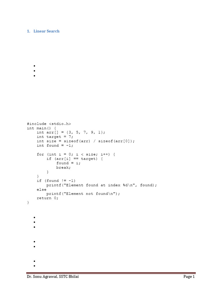 Search and Sort Algorithms Explained | PDF | Algorithms And Data ...