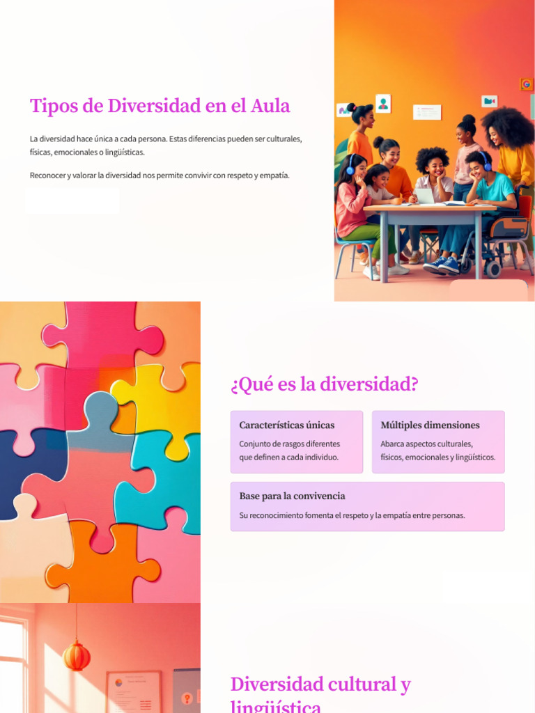 Tipos de Diversidad en el Aula | PDF | Aprendizaje | Empatía
