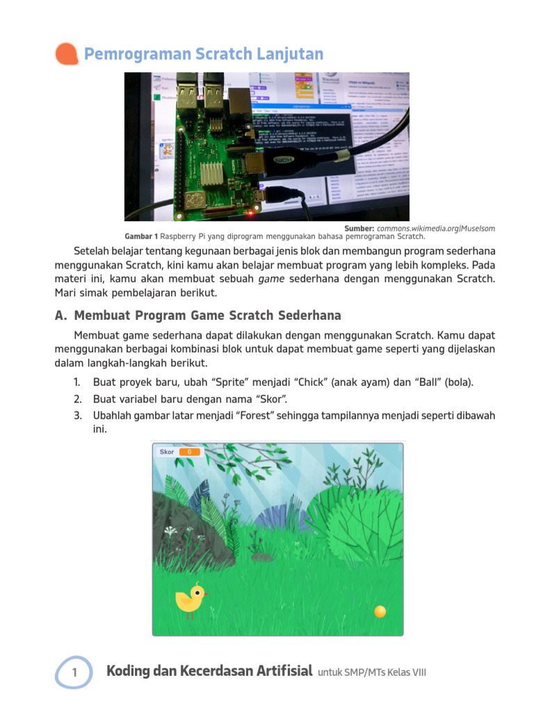 Game Sederhana Menggunakan Scratch | PDF
