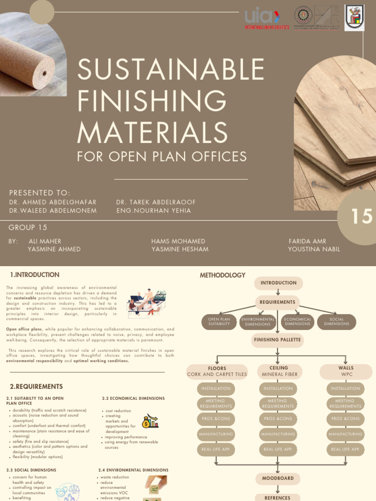 Fresh Look at Sustainable Finishing Materials For Offices Pdf Flooring