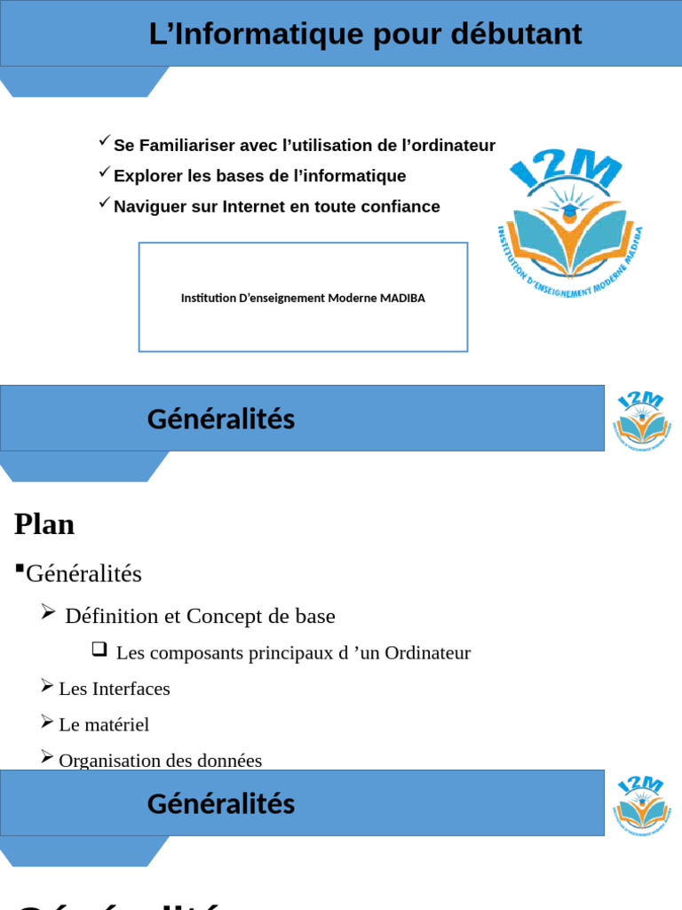 Introduction à l'informatique pour débutants | PDF | Langage de ...