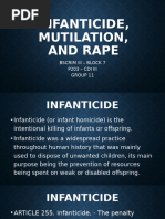 Distinguishing Mutilation and Castration | PDF | Crime & Violence | Crimes