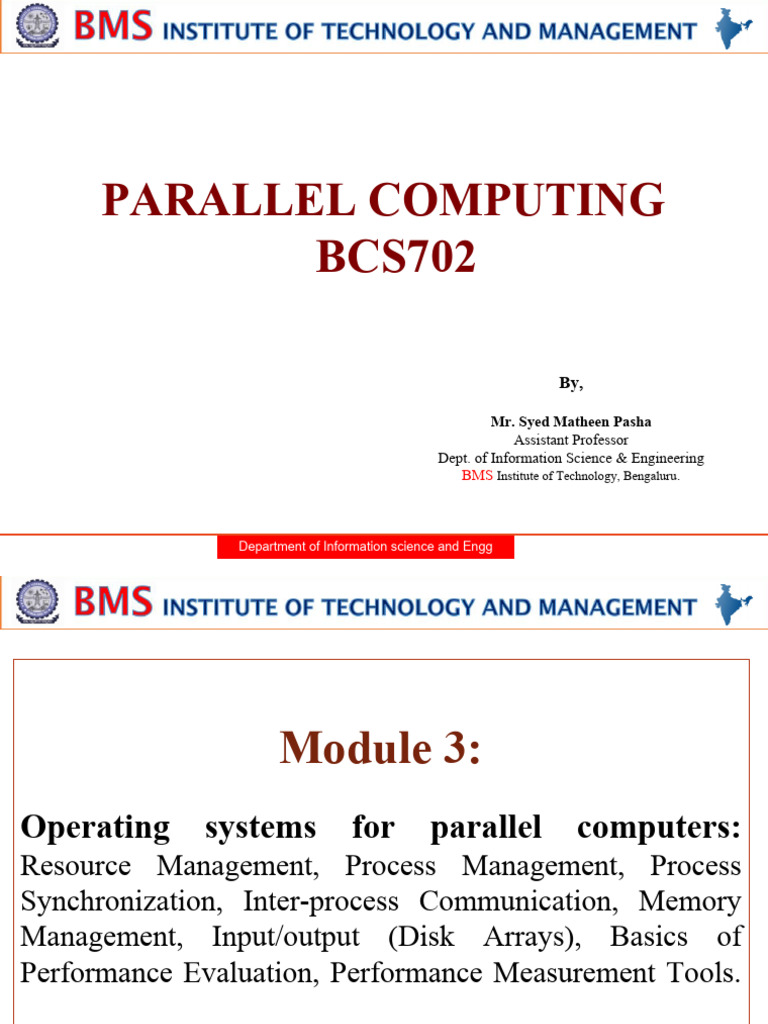 Operating Systems for Parallel Computing | PDF | Cache (Computing ...