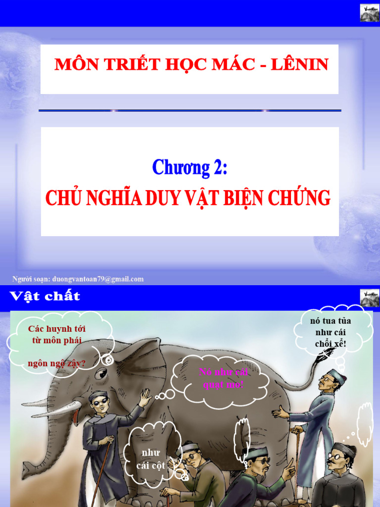 Triet Hoc Chuong 2 (Phan 1) | PDF