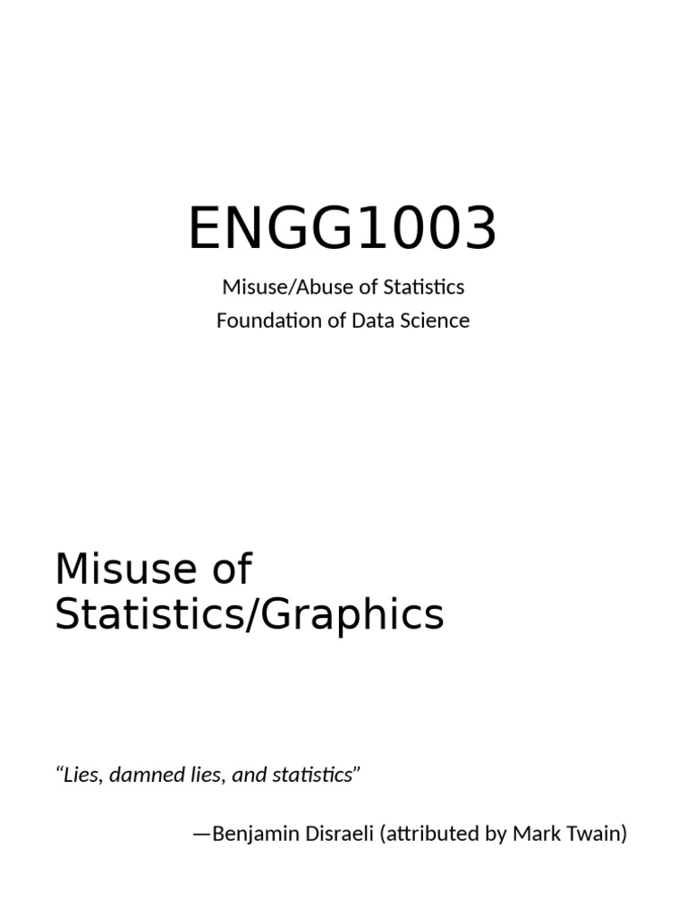Misuse of Statistics in Data Science | PDF | Comma Separated Values | Json